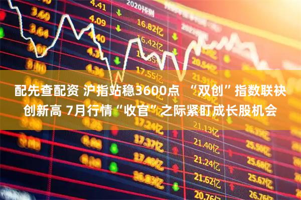 配先查配资 沪指站稳3600点  “双创”指数联袂创新高 7月行情“收官”之际紧盯成长股机会